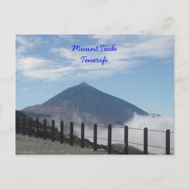 Berg Teide, Teneriffa Postkarte (Vorderseite)