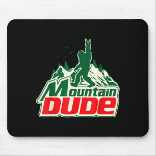 Berg-Typ beim Wandern lustige Wander-Grafik Berg Mousepad