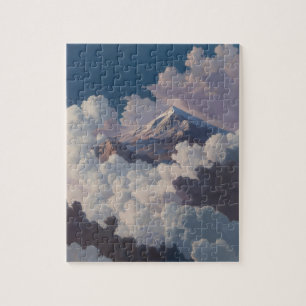 Berg über den Wolken Puzzle