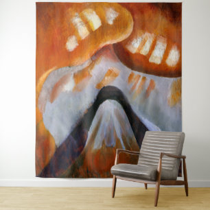 Berg und Himmel Arthur Dove Wandteppich
