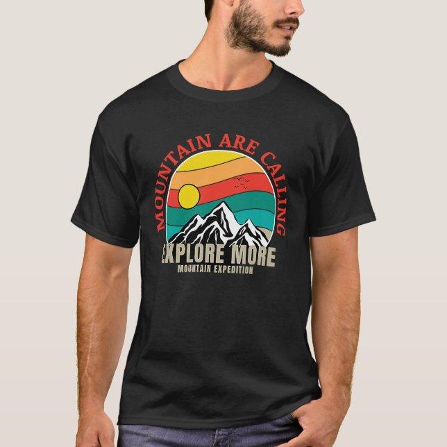 Berg- und Waldlandschaft 89 T-Shirt (Vorderseite)
