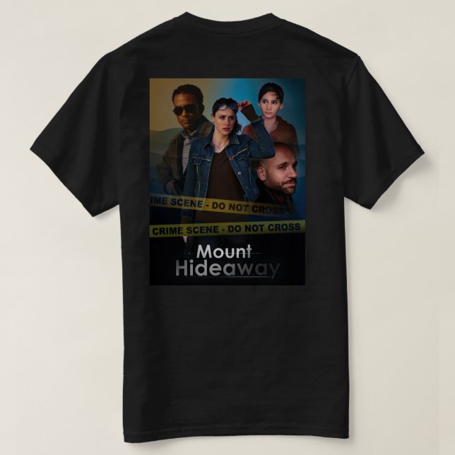 Berg-Unterschlupf-T - Shirt (Design Rückseite)
