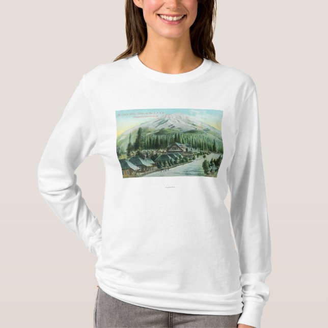 Berg von der südlichen pazifischen Eisenbahn T-Shirt (Vorderseite)