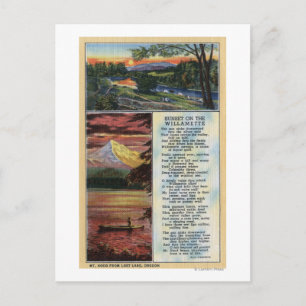 Berg von Lost Lake View Postkarte