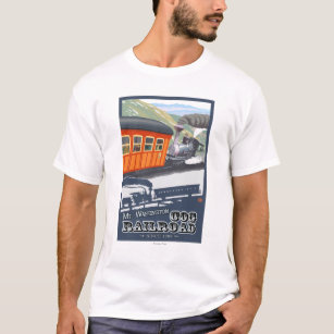 Berg Washington, neue HampshireCog Eisenbahn T-Shirt