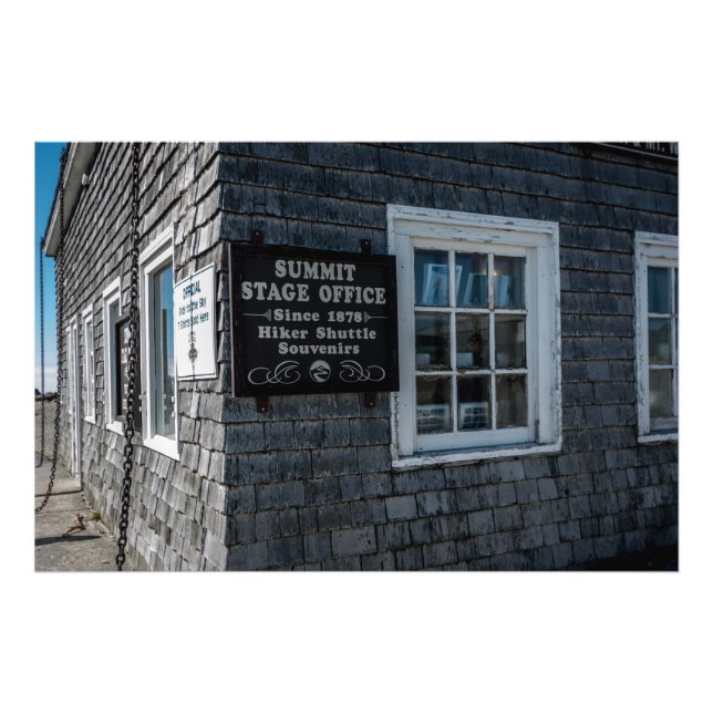 Berg-Washington Summit House Fotodruck (Vorne)