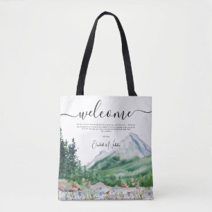 Berg-Wildblume Hochzeitsbegrüßung