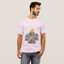 Bergabenteuer – Natur-T-Shirt im Aquarellstil T-Shirt