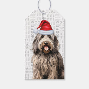 Bergamasco Feiertag Hund Weihnachten Geschenkanhänger