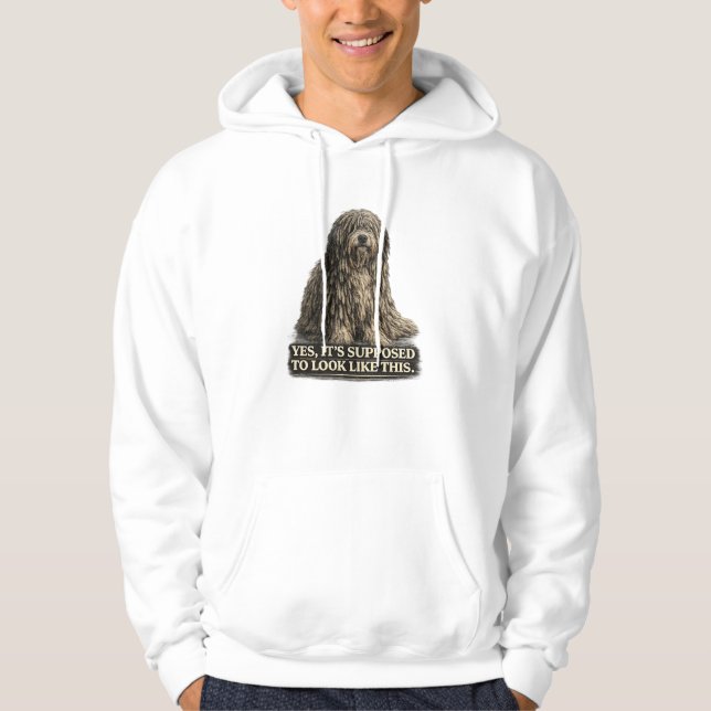 Bergamasco Hirtenhemd  Hoodie (Vorderseite)