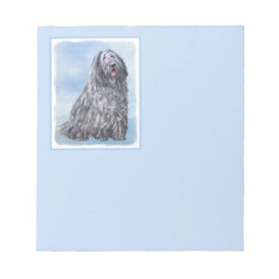 Bergamasco Sheepdog Malerei - Niedlicher Original  Notizblock