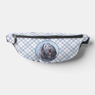 Bergamasco Sheepdog Schepherd Malerei Niedlicher H Bauchtasche