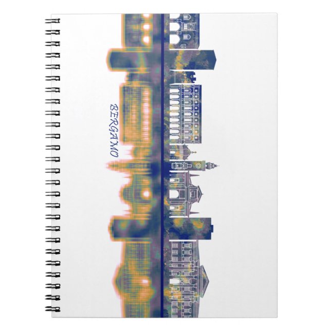 Bergamo Skyline Notizblock (Vorderseite)
