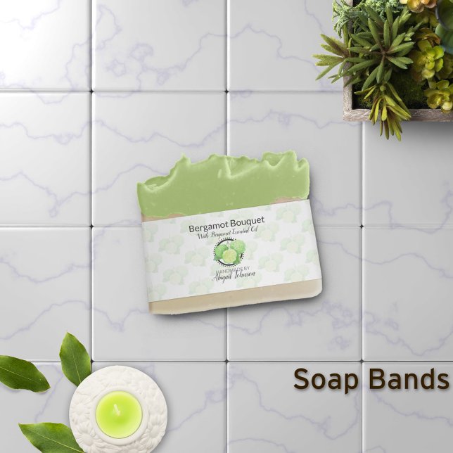 Bergamot Artisan Soap Band Wrap Packaging (Von Creator hochgeladen)