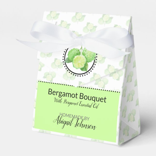 Bergamot Citrus | Homemedade Bath & Body Box Geschenkschachtel (Vorderseite)