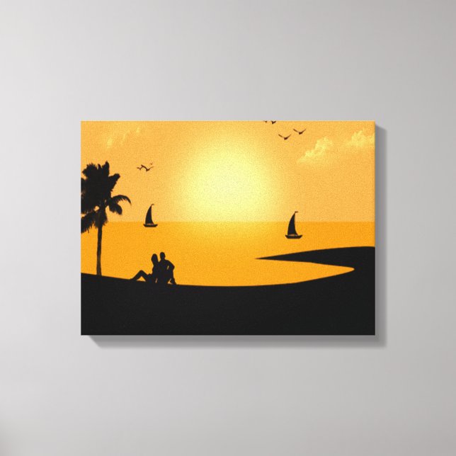 Bergamottenbucht Leinwanddruck (Vorderseite)