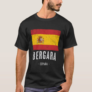 Bergara Spanien Es Flagge Stadt Fahne Kleidung T-Shirt