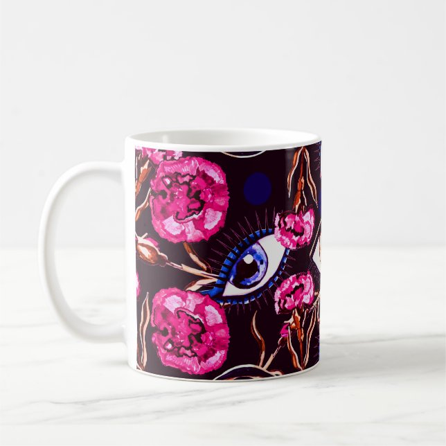 Bergauge. Abstraktes Muster Kaffeetasse (Links)