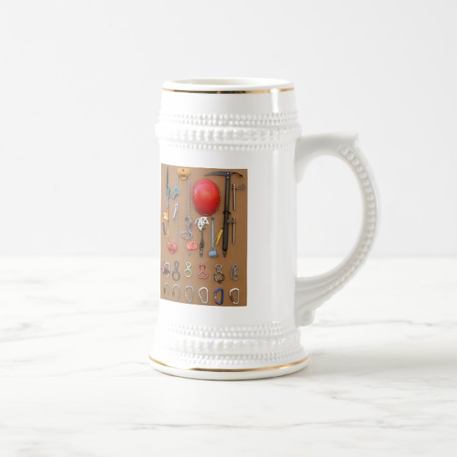 Bergausrüstung — Bierstein für Bergsteiger Bierglas (Rechts)