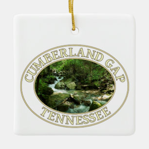 Bergbach in Cumberland Gap, Tennessee Keramikornament