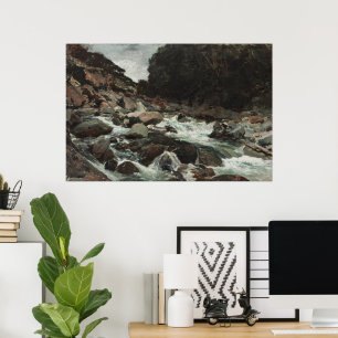 Bergbach, Otira Gorge (1893) Poster