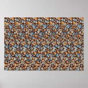 Bergbahn - versteckter 3D-Druck Poster