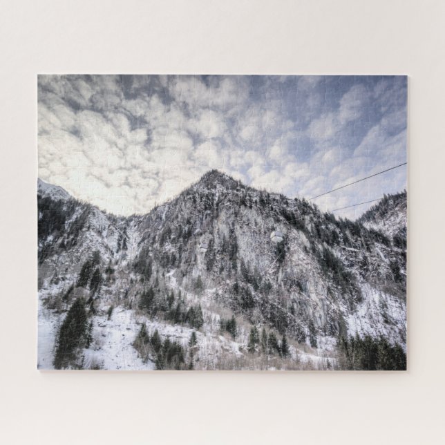 Bergbahnen Snowy View Puzzle (Horizontal)