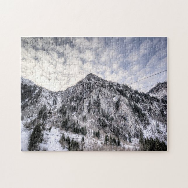 Bergbahnen Snowy View Puzzle (Horizontal)