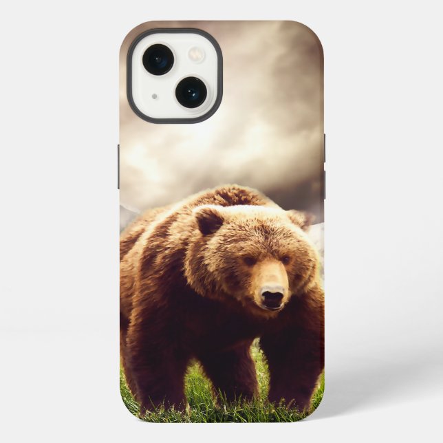 Bergbär iPhone Hülle (Rückseite)