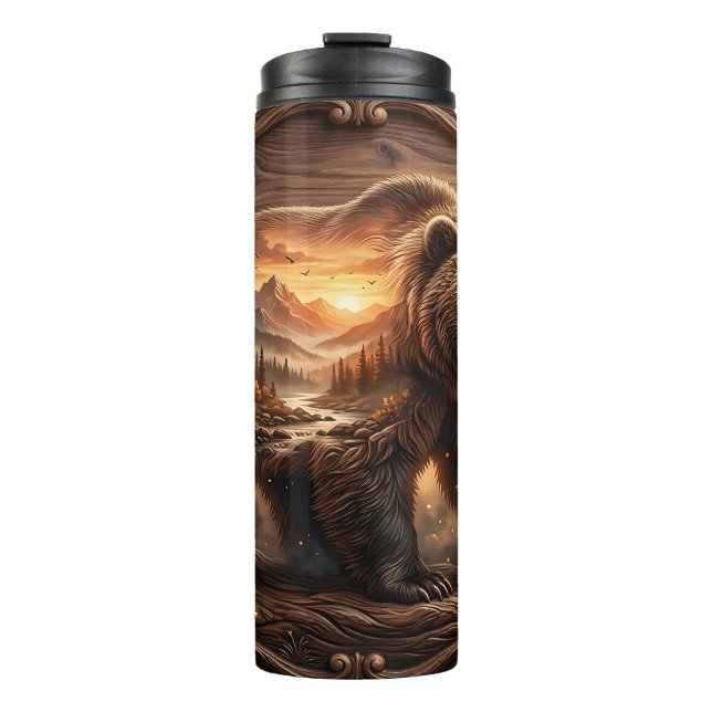 Bergbär Thermosbecher (Vorderseite)