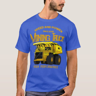 Bergbau-Lkw Vintage T-Shirt