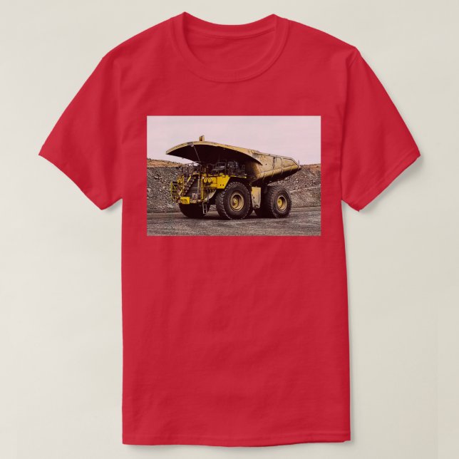 Bergbau-Raupe T-Shirt (Design vorne)