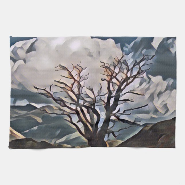 BERGBAUM GESCHIRRTUCH (Horizontal)