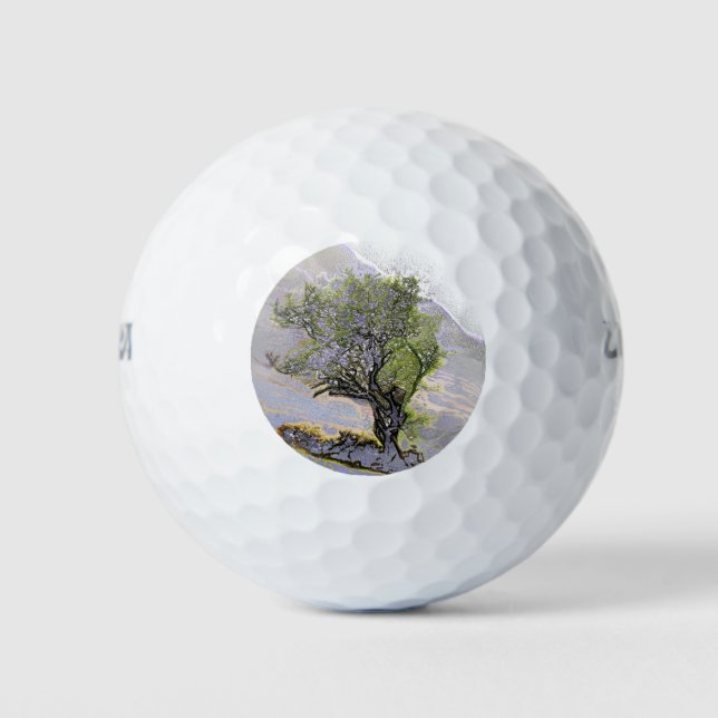 BERGBAUM GOLFBALL (Vorderseite)