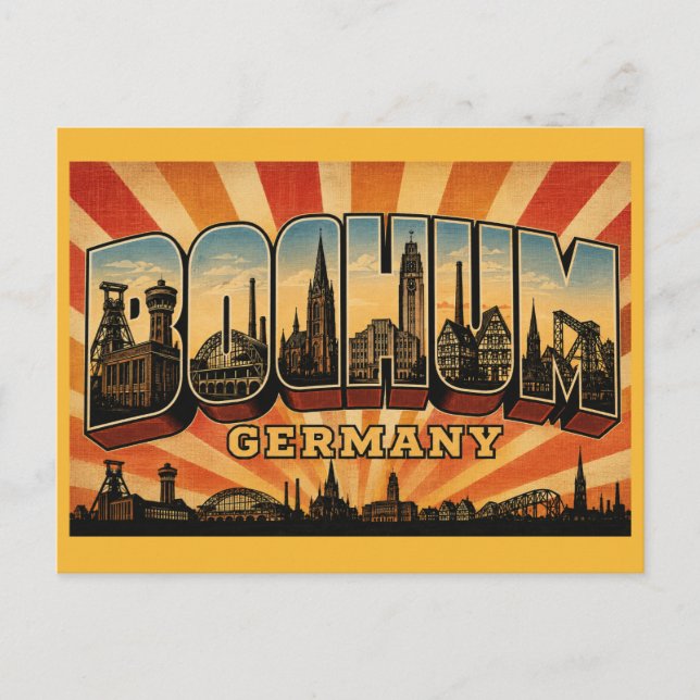 Bergbaumuseum Bochum Deutschland Postkarte (Vorderseite)