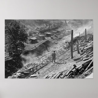 Bergbaustadt: 1935 poster