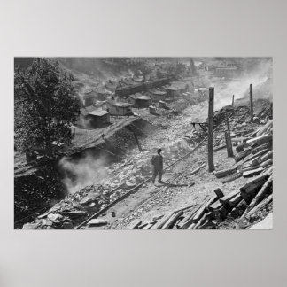 Bergbaustadt: 1935 poster