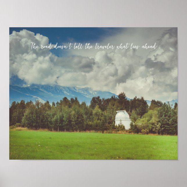 Bergbeobachtungsstelle Poster (Vorne)