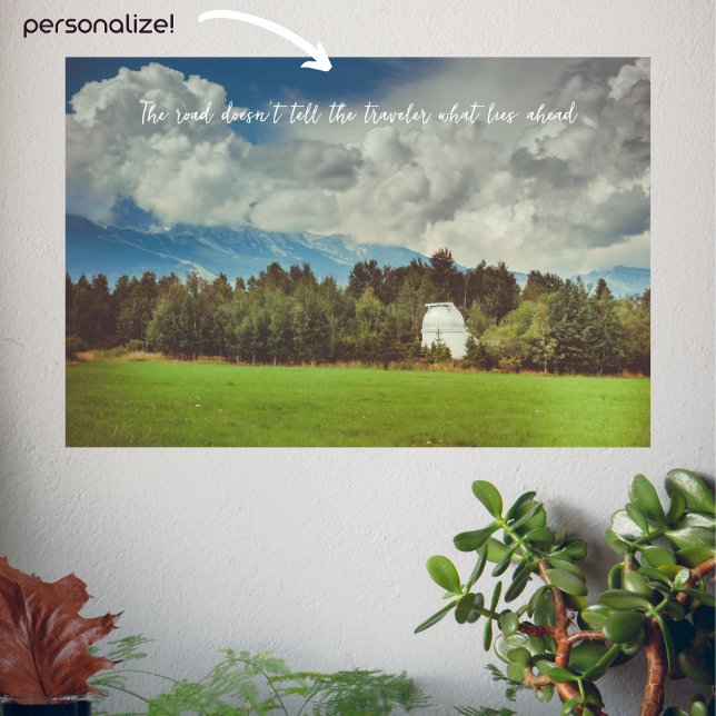 Bergbeobachtungsstelle Poster (Von Creator hochgeladen)