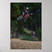 Bergbike-Sprung