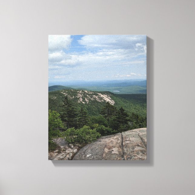 Bergblick Leinwanddruck (Vorderseite)