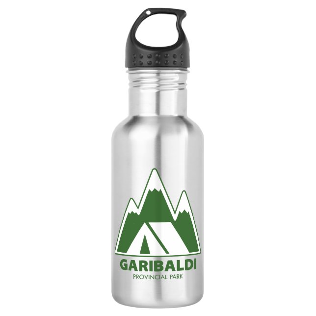 Bergcamping im Garibaldi Provincial Park Edelstahlflasche (Vorderseite)
