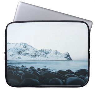 BERGDECKE MIT SCHNEEFOTOGRAFIE LAPTOPSCHUTZHÜLLE