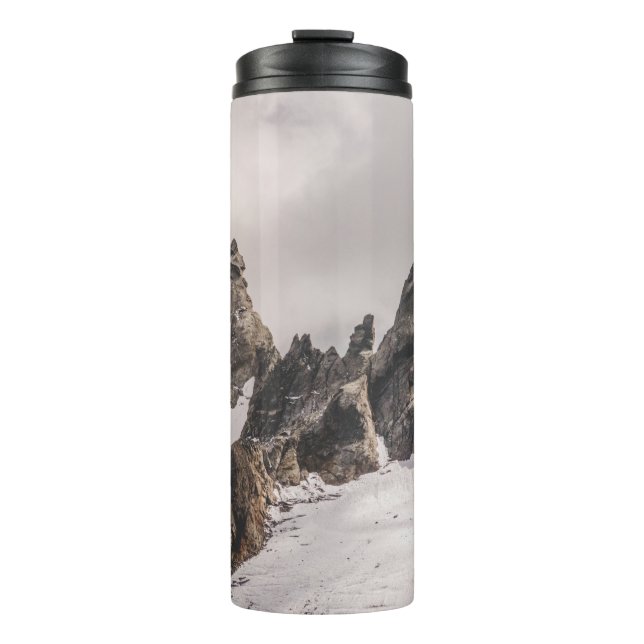BERGDECKUNG DURCH SCHNEE THERMOSBECHER (Vorderseite)