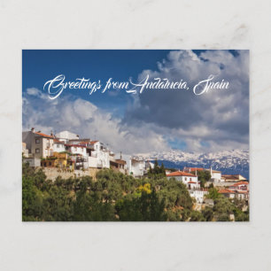 Bergdorf in Spanien Postkarte