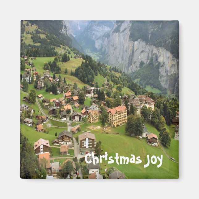 Bergdorf, Jungfrau-Region Magnet (Vorne)