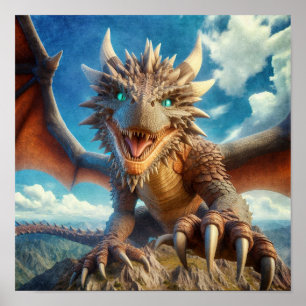 Bergdrache Poster