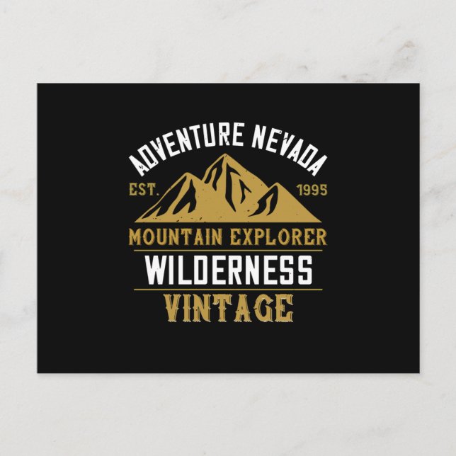 Berge - Adventure Nevada Postkarte (Vorderseite)