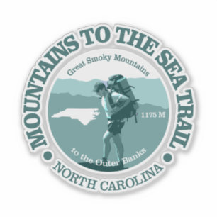 Berge auf dem Seeweg (T) Aufkleber