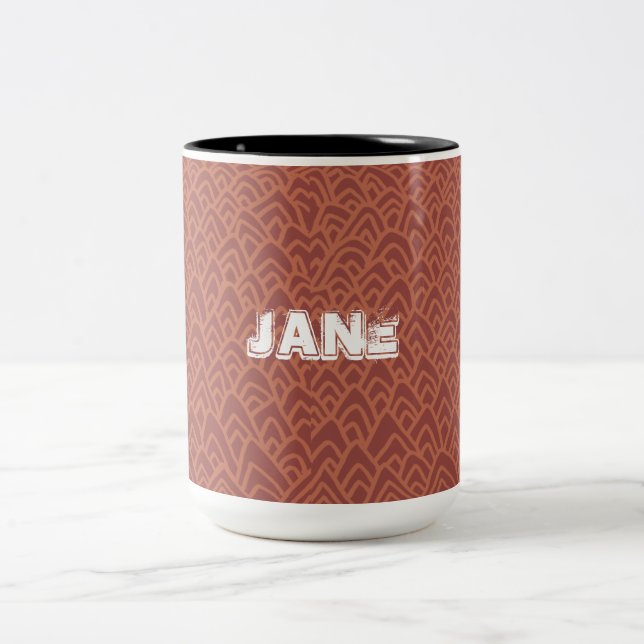 Berge Beije Zweifarbige Tasse (Mittel)